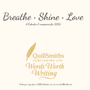 QuillSmiths 2025 Calendar - Breathe • Shine • Love (Printable Download)