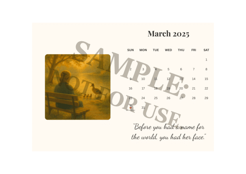 QuillSmiths 2025 Calendar - Breathe • Shine • Love (Printable Download) - Image 3