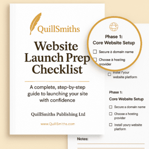 Website Launch Prep Checklist – Printable PDF for Small Businesses & Creators